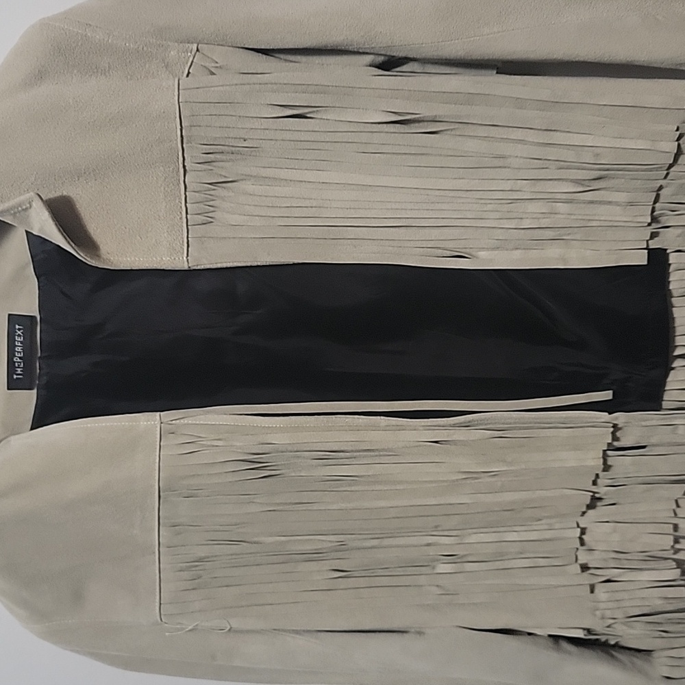 THE PERFEXT Suede Leather Jacket
